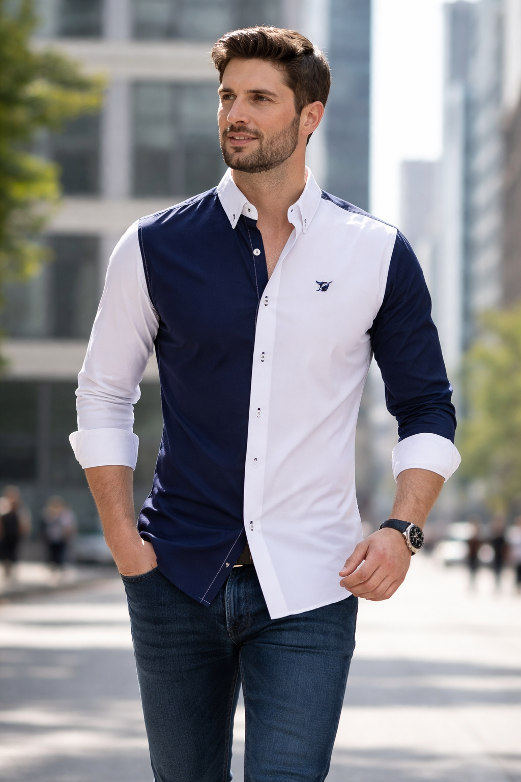 Balthus Combinada CO -025 Marino/Blanco