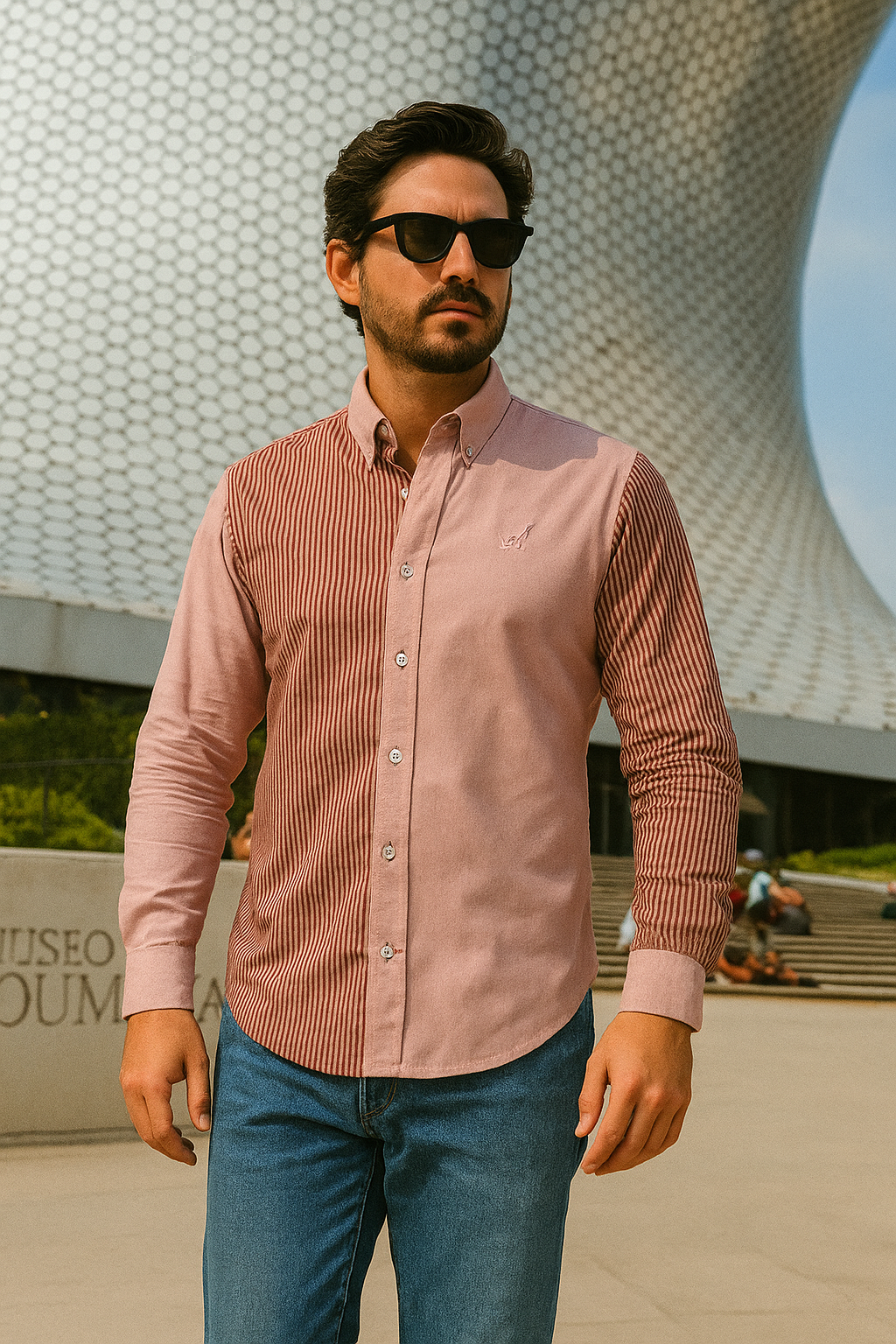 Balthus combinada CO-020L  Rayas/Vino