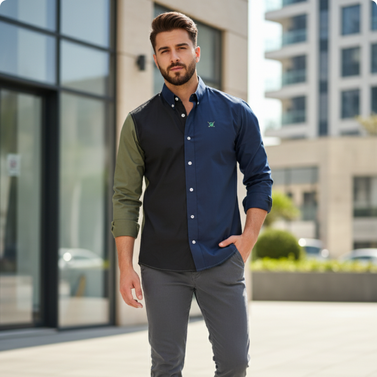 Balthus  m/larga militar / marino
